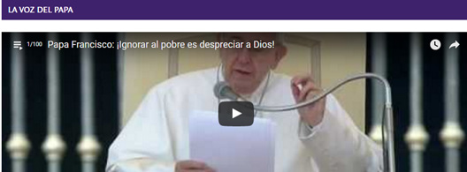 la voz del papa