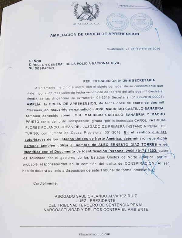 carta captura