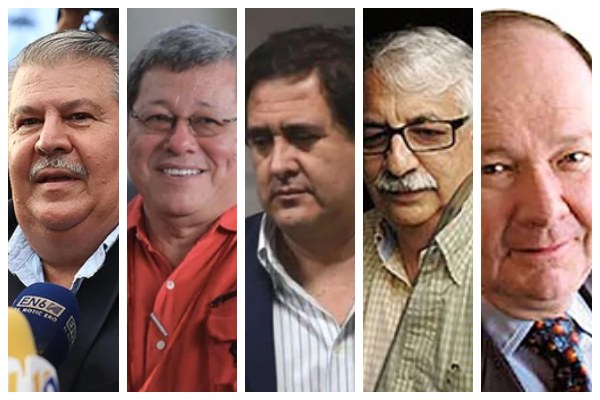 implicados en la lista corrupción