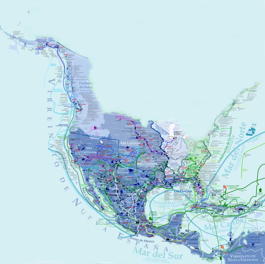 mapa virreinato